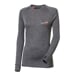 MB TDRZ ladie's functional long-sleeved T-shirt grey melange/apricot