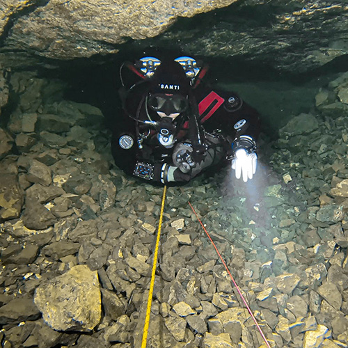 Magické potápění v zatopených dolech s Marti_soulwater