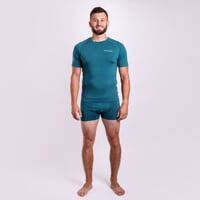 E SKN 2-PACK set pánských boxerek s bambusem černá + zelená