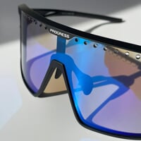 ENDURO PHC-BLU BLK sportovní fotochromatické brýle černá mat