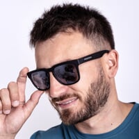 FLOAT MRR BLK plovoucí polarizační sluneční brýle černá mat