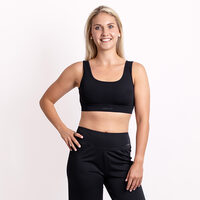 LAMIA BRA  oboustranná dámská sportovní podprsenka černá