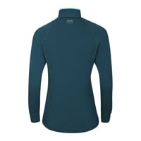 TISPA MERINO ZIP dámská funkční mikina zelená