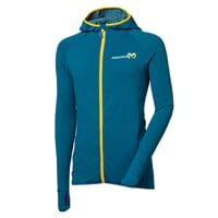 TOREZ HOODY MERINO pánská funkční sportovní mikina s kapucí petrol