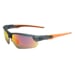 SAFARI RED-R BLK/ORG sportovní sluneční brýle černá/oranž