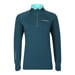 TISPA ZIP MERINO dámská funkční sportovní mikina petrol